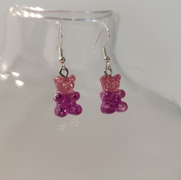 Gummy Bear Dangle Earrings | Festival Earrings | Cute Earrings - Picture 1 of 1